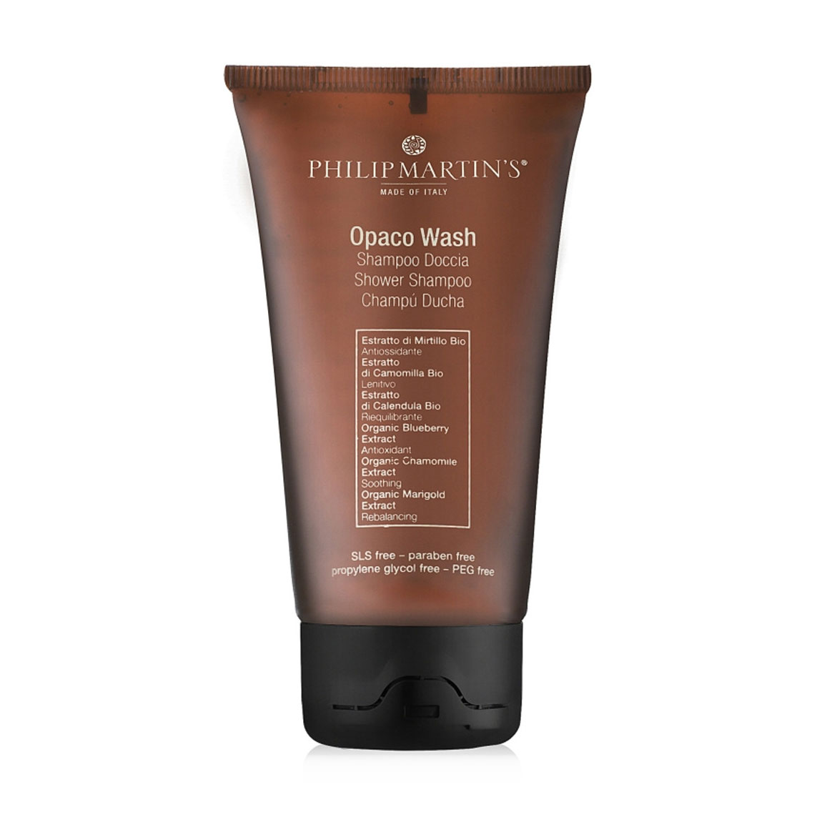 Очищувальний шампунь та гель для душу 2 в 1 Philip Martin's Opaco Wash Shower Shampoo, 75 мл